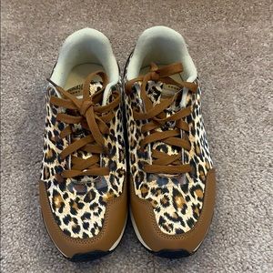 Cheetah print sneakers